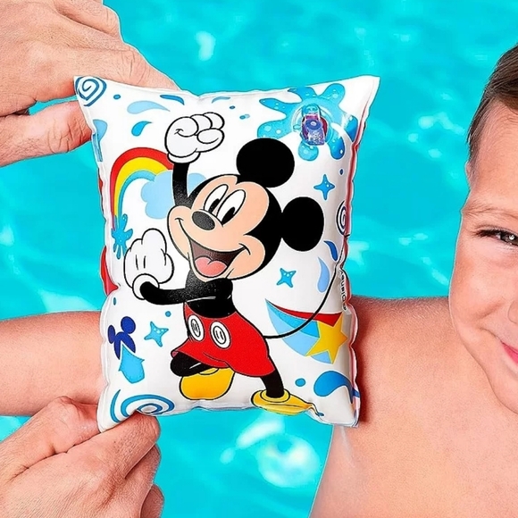*5/$20* NEW Disney Mickey Mouse Licensed Swim Arm Bands Inflatable Swim Float - Picture 5 of 10
